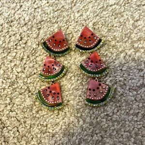 Bauble Bar watermelon earrings